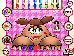 Флеш игра онлайн Маникюр девочки Поу / Pou Girl Manicure