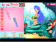 Флеш игра онлайн Наряд для русалочки / Precious Mermaid Makeover 