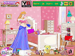 Флеш игра онлайн Беременная Аврора Грязный Номер / Pregnant Aurora Messy Room