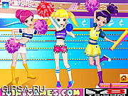 Флеш игра онлайн Милые болельщицы / Pretty Cheerful Cheerleaders 