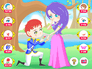Флеш игра онлайн Принц и принцесса одеваются