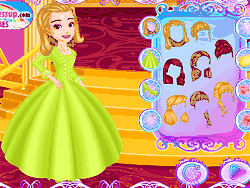 Флеш игра онлайн Янтарная принцесса на сказочном балу / Princess Amber Fairy-tale Ball
