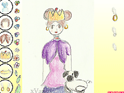 Флеш игра онлайн Принцесса Эми Paperdoll Одеваются