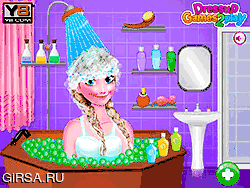 Флеш игра онлайн Принцесса Анна Спа-Ванна / Princess Anna Spa Bath