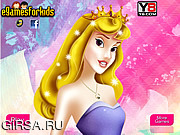 Флеш игра онлайн Принцесса Аврора. Макияж / Princess Aurora Make Up 