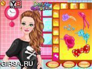 Флеш игра онлайн Макияж для принцессы Барби