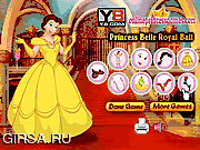 Флеш игра онлайн Принцесса Бель / Princess Belle Royal Ball 