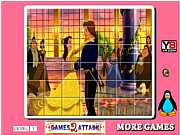 Флеш игра онлайн Принцесса Белла. Пазл / Princess Belle Spin Puzzle