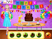 Флеш игра онлайн Принцесса День Рождения / Princess Birthday Party