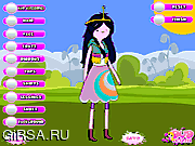 Флеш игра онлайн Наряд для принцессы из сладкого королевства / Princess Bubblegum Dress Up
