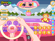 Флеш игра онлайн Принцесса Приборной Панели Автомобиля / Princess Car Dashboard