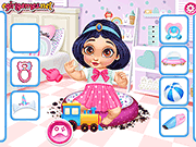 Флеш игра онлайн Принцесса Уход За Ребенком Принцессы 2 / Princess Caring For Baby Princess 2