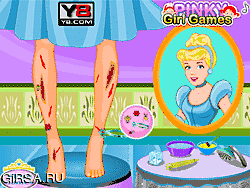 Флеш игра онлайн Аварии Принцесса Золушка / Princess Cinderella Accident