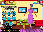 Флеш игра онлайн Princess Cinderella Halloween