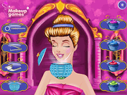 Флеш игра онлайн Принцесса Макияж Золушки  / Princess Cinderella Makeover