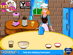 Флеш игра онлайн Принцесса Золушка Тирамису Чизкейк / Princess Cinderella Tiramisu Cheesecake