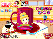 Флеш игра онлайн Кофе для принцессы / Princess Coffee Cup 