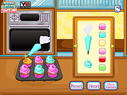 Флеш игра онлайн Пироженные для принцессы / Princess Cupcakes