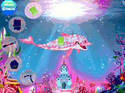 Флеш игра онлайн Принцесса Дельфин Уход / Princess Dolphin Care