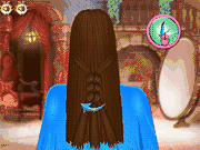 Флеш игра онлайн Принцесса Прическа / Princess Hairdo