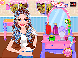 Флеш игра онлайн Принцесса и прическа