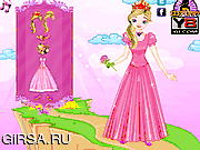 Флеш игра онлайн Принцесса в розовом платье