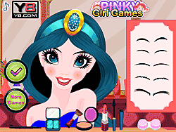 Флеш игра онлайн Принцесса Дасмин готовится ко Дню Рождения / Princess Jasmine Birthday Party Prep