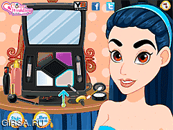 Флеш игра онлайн Принцесса Джесмин. Макияж / Princess Jasmine Inspired Makeup