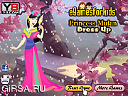 Флеш игра онлайн Принцесса Мулан / Princess Mulan Dress Up 