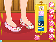 Флеш игра онлайн Принцесса Мулан Дизайн Обуви