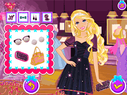 Флеш игра онлайн Принцессы Мое Маленькое Черное Платье / Princess My Little Black Dress