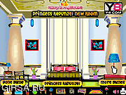 Флеш игра онлайн Дизайн комнаты для принцессы Рапунзель / Princess Rapunzel New Room 