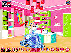 Флеш игра онлайн Принцесса Комнаты Декор / Princess Room Decor