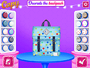 Флеш игра онлайн принцесс конкурс мой рюкзак / Princesses Contest Design my Backpack