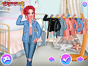 Флеш игра онлайн Принцесс Негабаритных Куртки