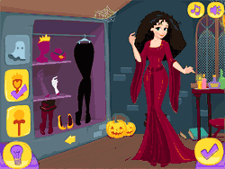 Флеш игра онлайн Принцесса против Вилайн на хеллоуин / Princesses vs. Villains Halloween Challenge
