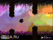 Флеш игра онлайн Приключения птички / Puffy Bird