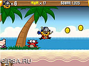Флеш игра онлайн Пират Puke / The Puke Pirate