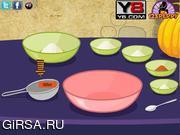 Флеш игра онлайн Рецепт тыквенного пирога / Pumpkin Cake Recipe