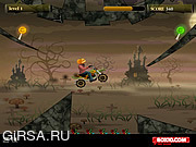 Флеш игра онлайн Тыковоголовый 2 / Pumpkin Head Rider 2