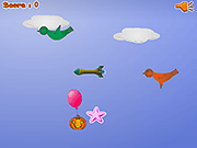 Флеш игра онлайн Тыква с воздушного шара / Pumpkin with Balloon