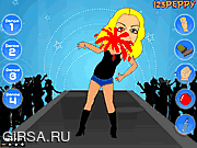 Флеш игра онлайн Punch Britney