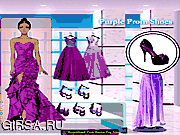 Флеш игра онлайн Фиолетовый Prom обувь