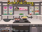 Флеш игра онлайн Быстрая рыба карри / Quick fish curry