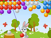 Флеш игра онлайн Кролик Пузырь Шутер