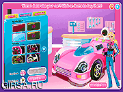 Флеш игра онлайн Гоночный Автомобиль Милашка / Race Car Cutie