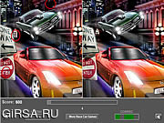 Флеш игра онлайн Найди отличия - Гоночные машины / Racing Car - Five Difference