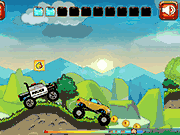 Флеш игра онлайн Гонки На Грузовиках / Racing Truck