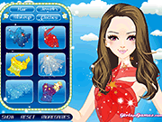 Флеш игра онлайн Дождь Принцесса Макияж / Rain Princess Makeup