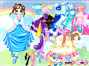Флеш игра онлайн Радуга Принцесса / Rainbow Princess